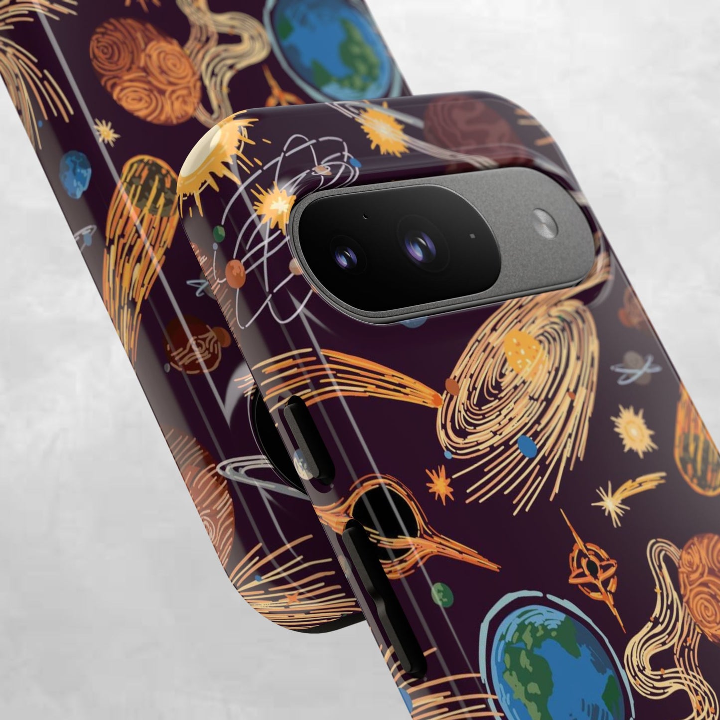 Space-Themed Phone Case - Cosmic Galaxy Design, Durable Protective Cover, Unique Gift, Celestial Lover's Accessory