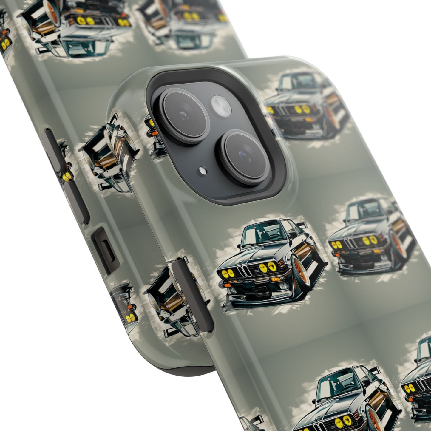 Stylish Car-Themed Magnetic Tough Cases - Perfect for Auto Enthusiasts