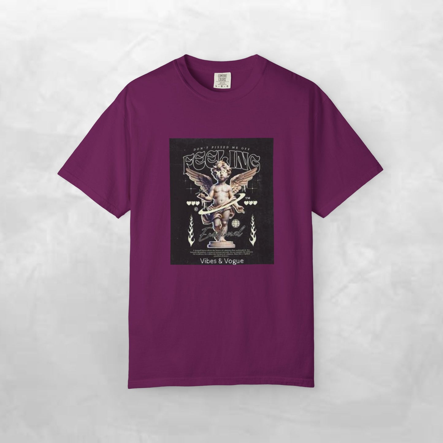 Vintage-Inspired Angel Graphic T-Shirt - Perfect for Casual Wear, Gift for Music Lovers, Cute Outfit Idea, Retro Design, Cozy Everyday Tee