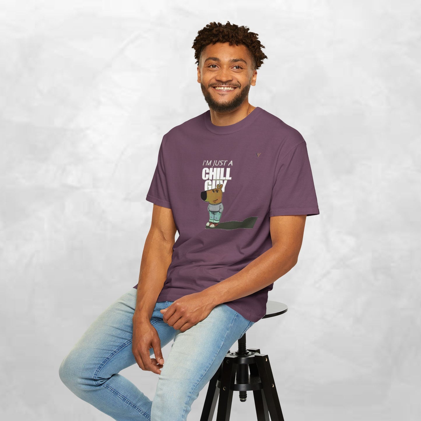 Chill Guy Graphic T-Shirt - Relaxed Unisex Tee for Casual Vibes