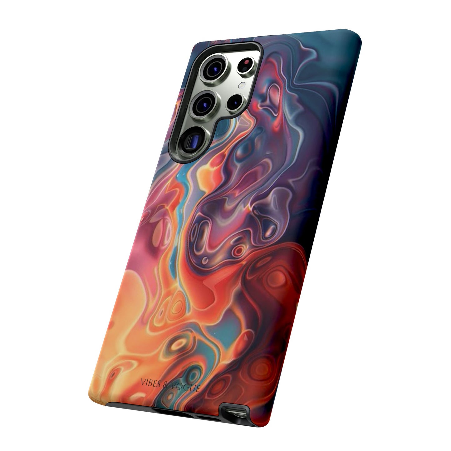 Colorful Phone Case, Abstract Print Cover, Tough Cases for Protection, Gift for Her, Modern Design, Trendy Mobile Accessory