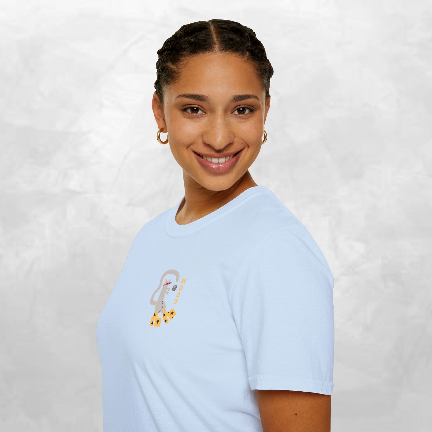 Ghost & Sunflowers T-Shirt — Cute Minimal Halloween Tee