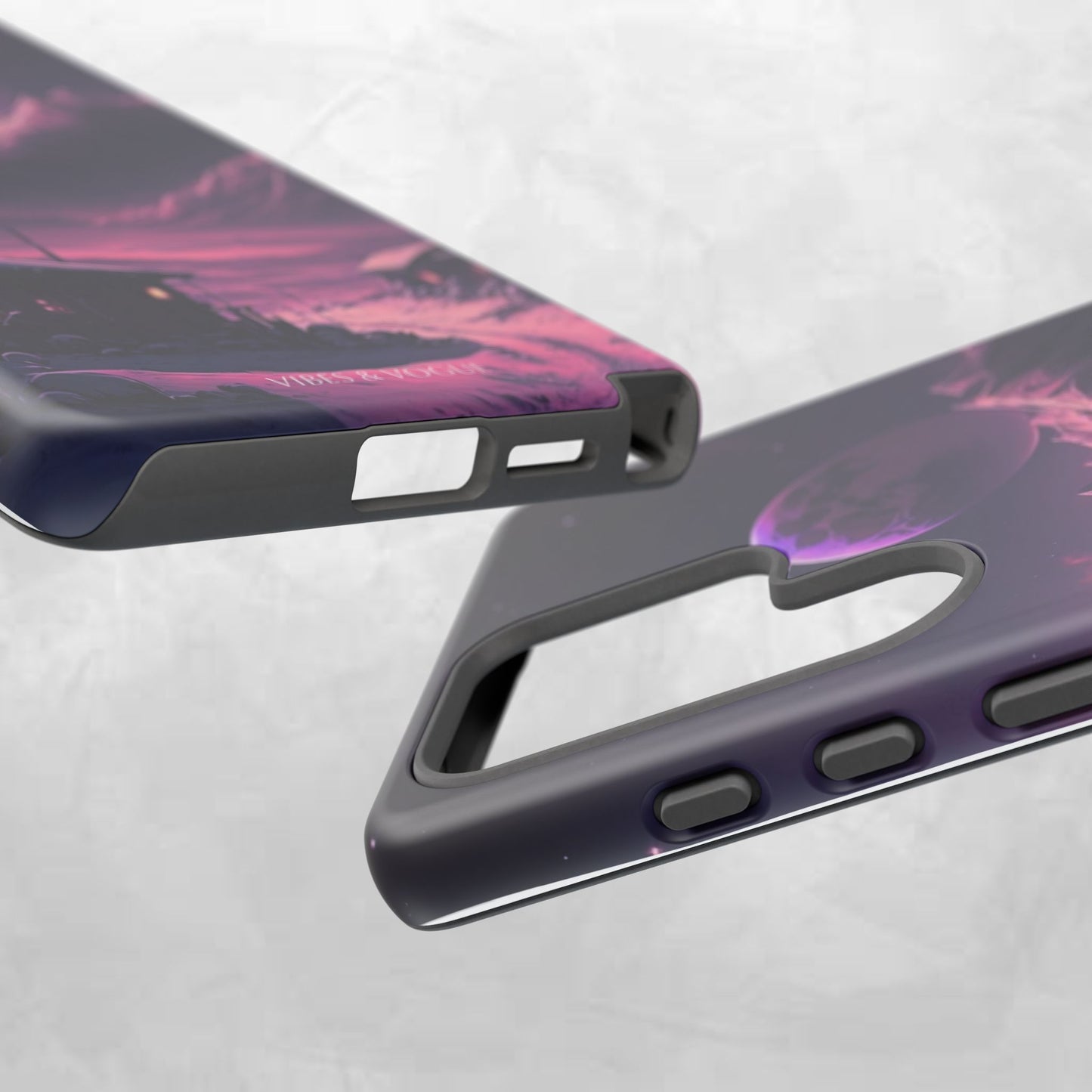 Futuristic Phone Case, Galaxy Aesthetic, Cosmic Art, Stylish Protection, Gifts for Tech Lovers