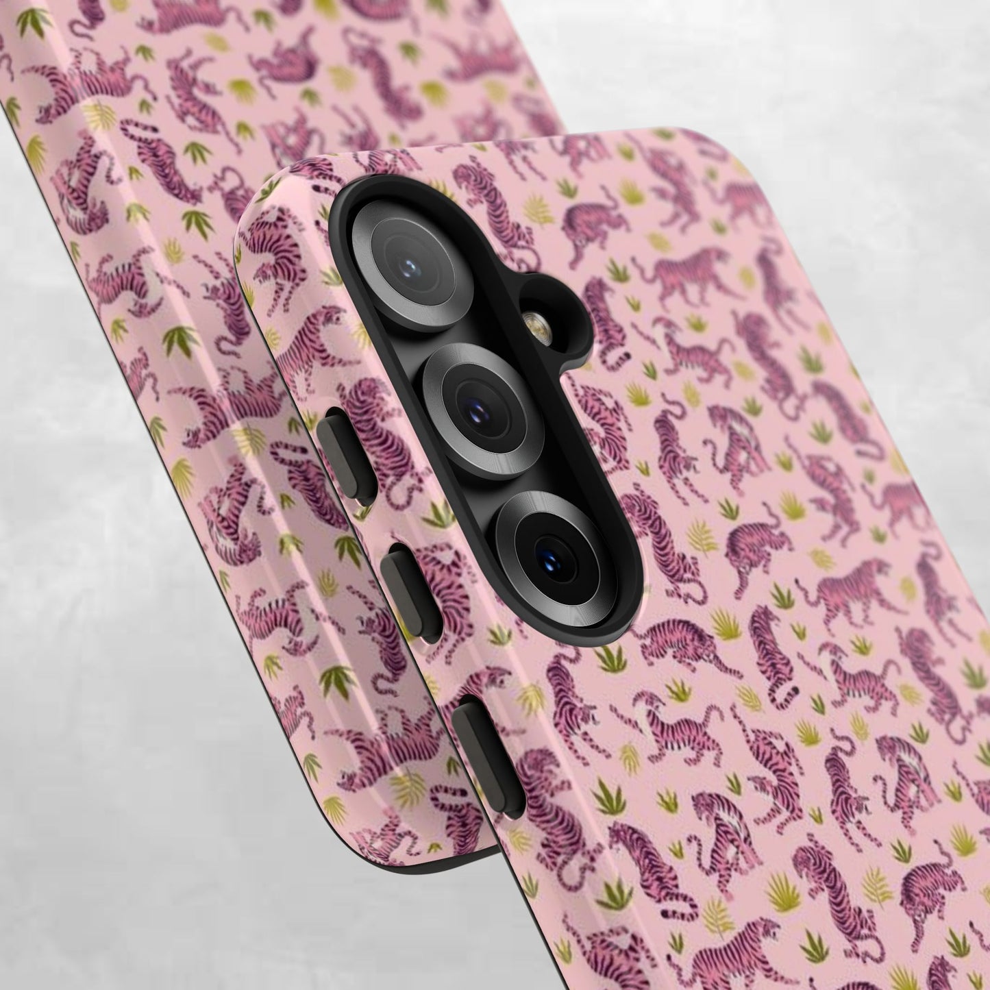 Pink Tiger Pattern Phone Case - Tough Cases