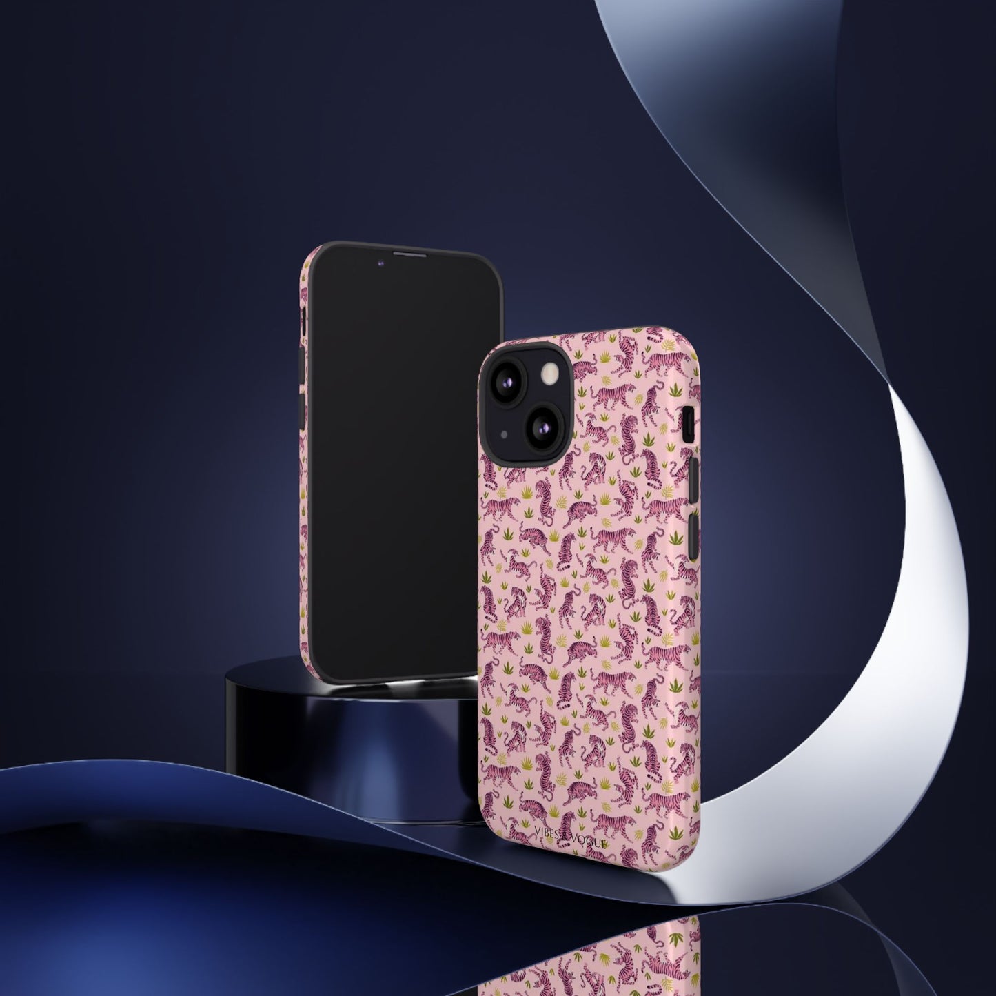 Pink Tiger Pattern Phone Case - Tough Cases