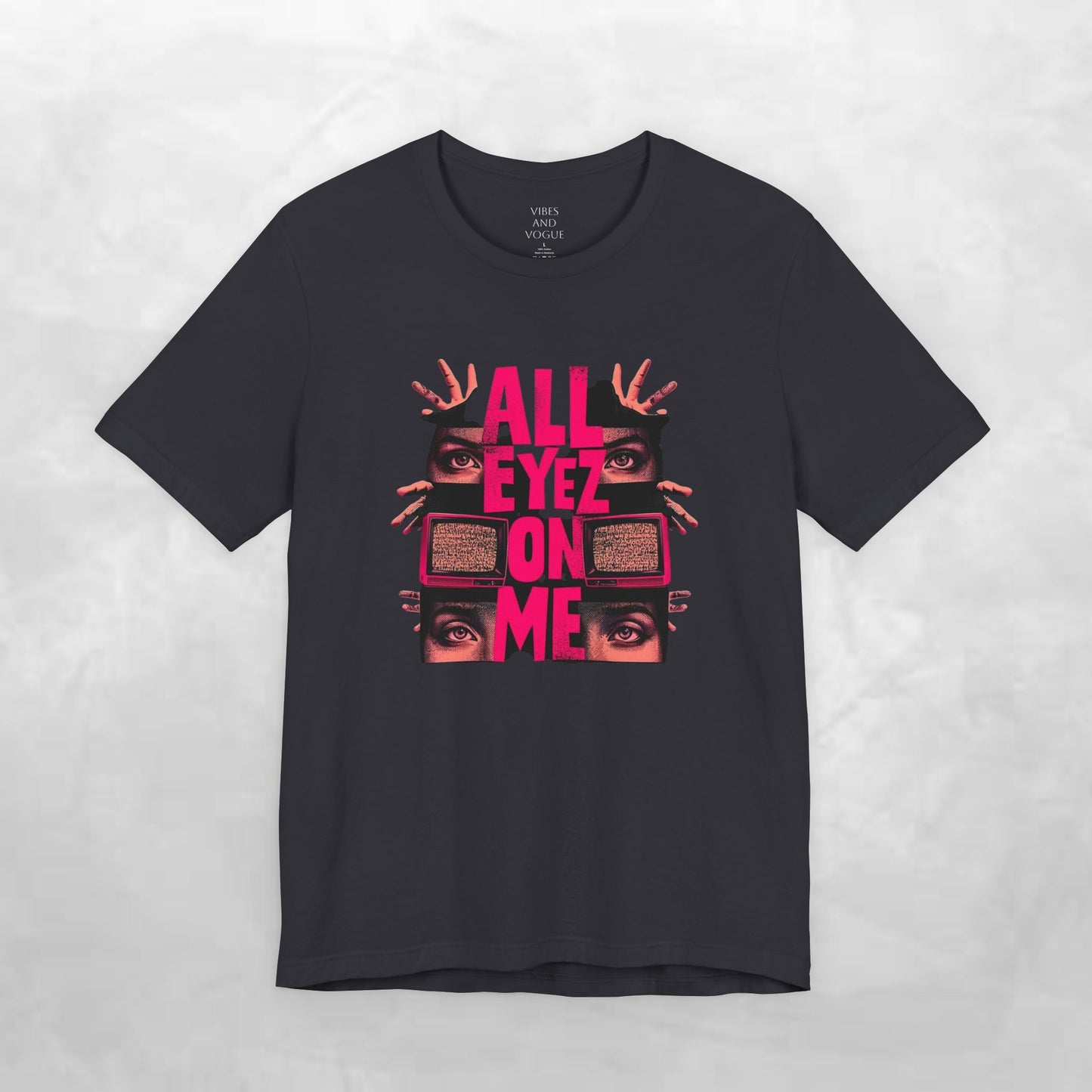 All Eyez On Me T-Shirt — Bold Retro Eyes Graphic Tee