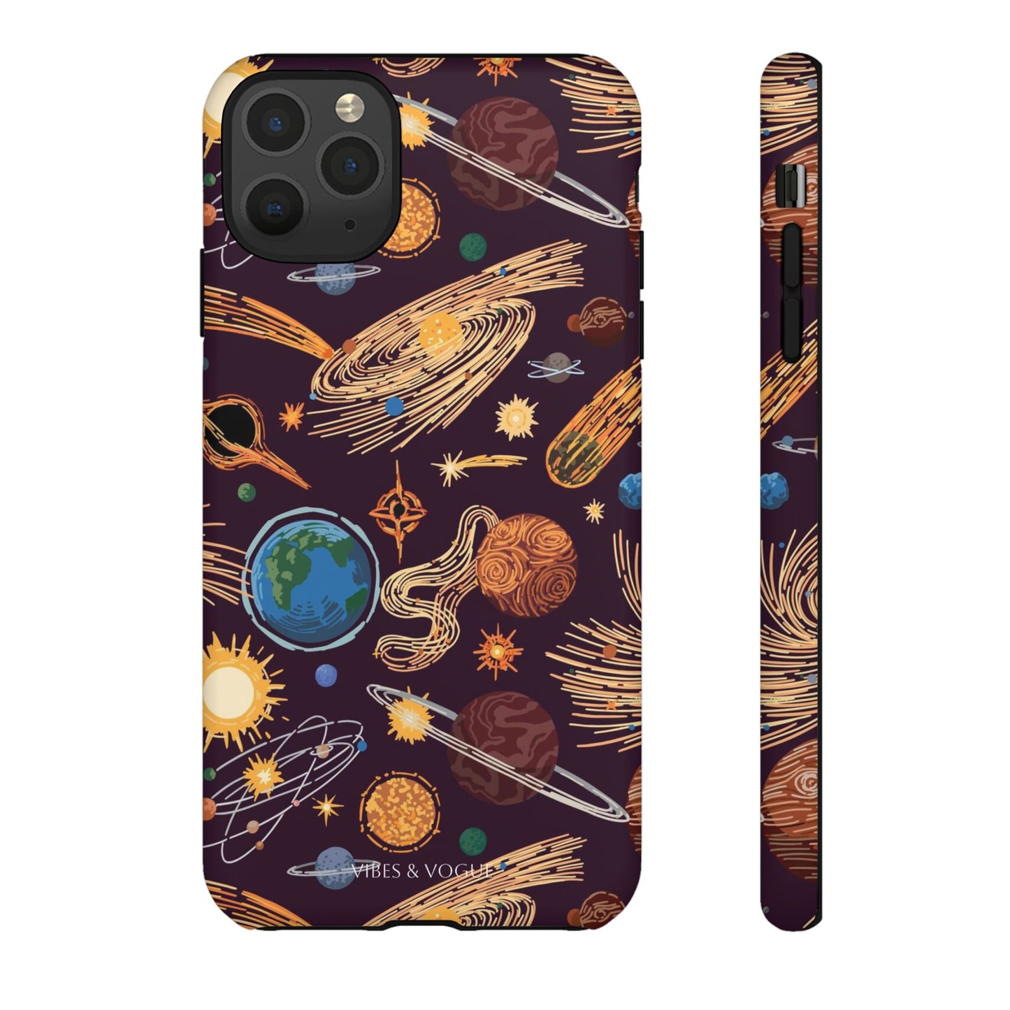Space-Themed Phone Case - Cosmic Galaxy Design, Durable Protective Cover, Unique Gift, Celestial Lover's Accessory