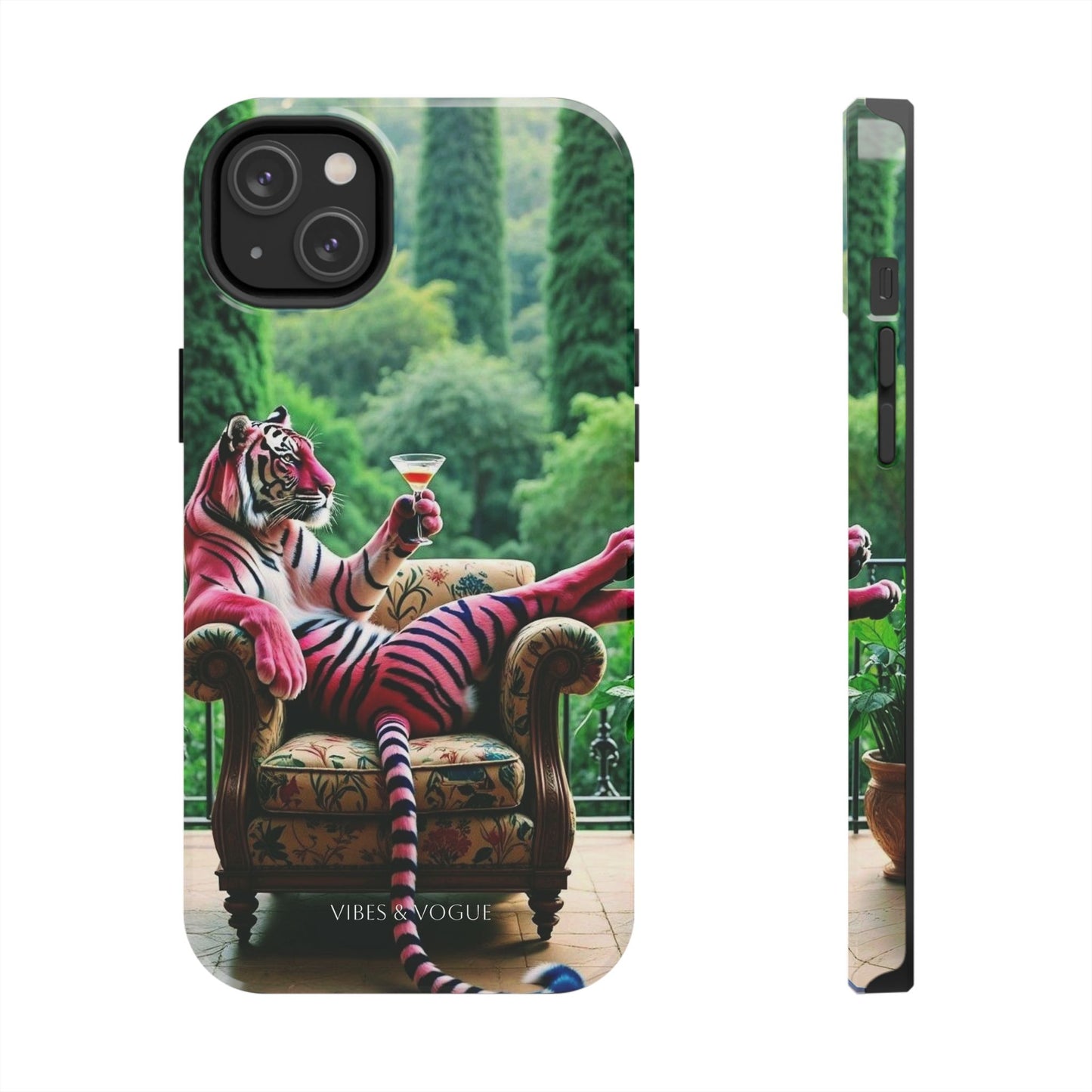 Relaxed Tiger Phone Case | Tough Case for Animal Lovers, Unique Gift for Friends, Stylish Tech Accessories, Fun Phone Cover, Vibrant Design
