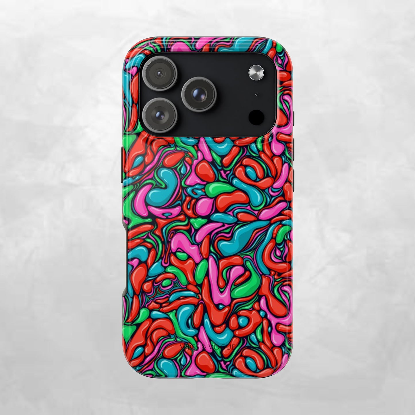 Vibrant Tough Phone Cases - Colorful Abstract Designs for Teens & Adults, Perfect Gift for Birthdays, Holidays, & Everyday Use
