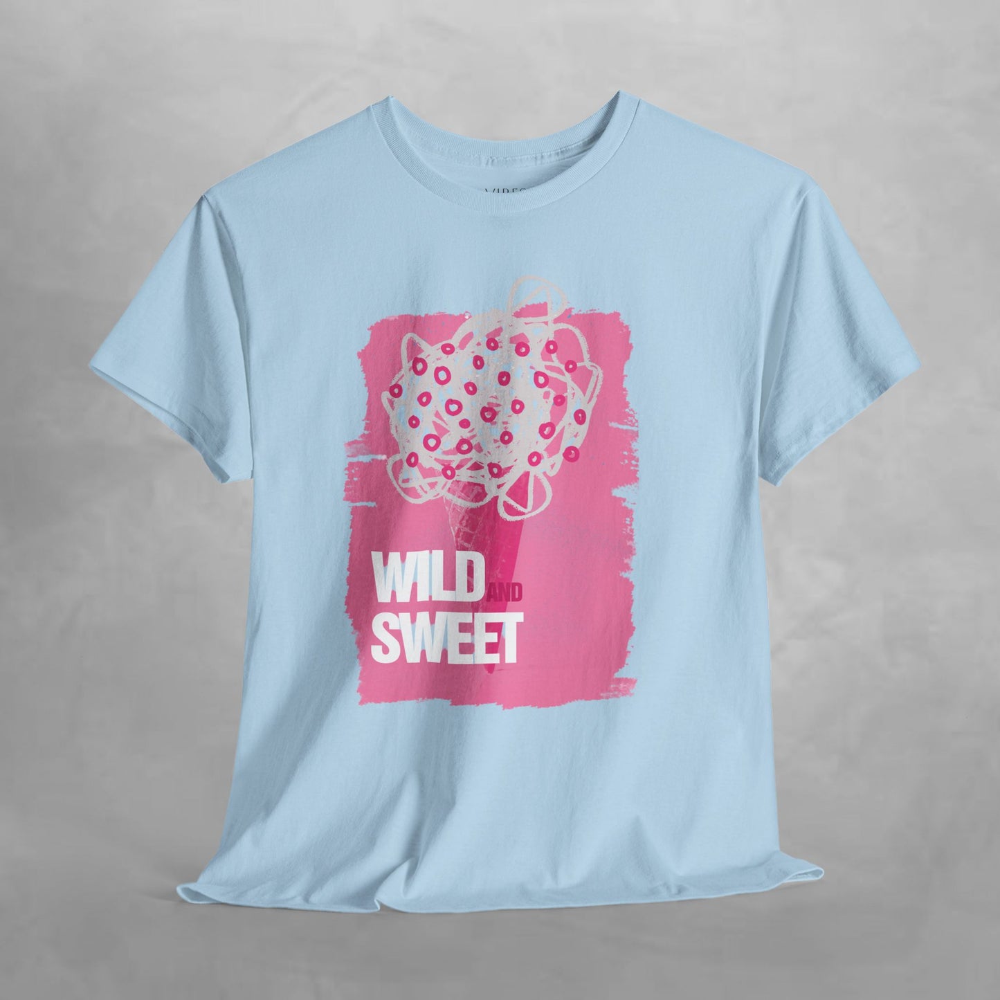Wild and Sweet Unisex Heavy Cotton Tee - Playful Graphic Shirt for Fun-Loving Individuals