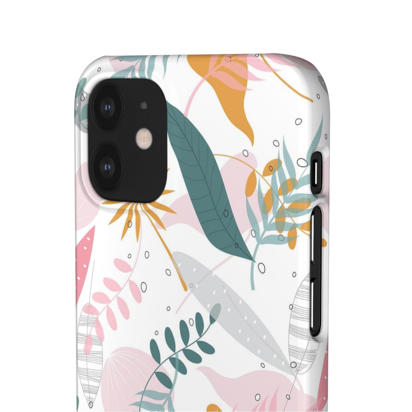 Floral Snap Case - Stylish Phone Protector with Botanical Design