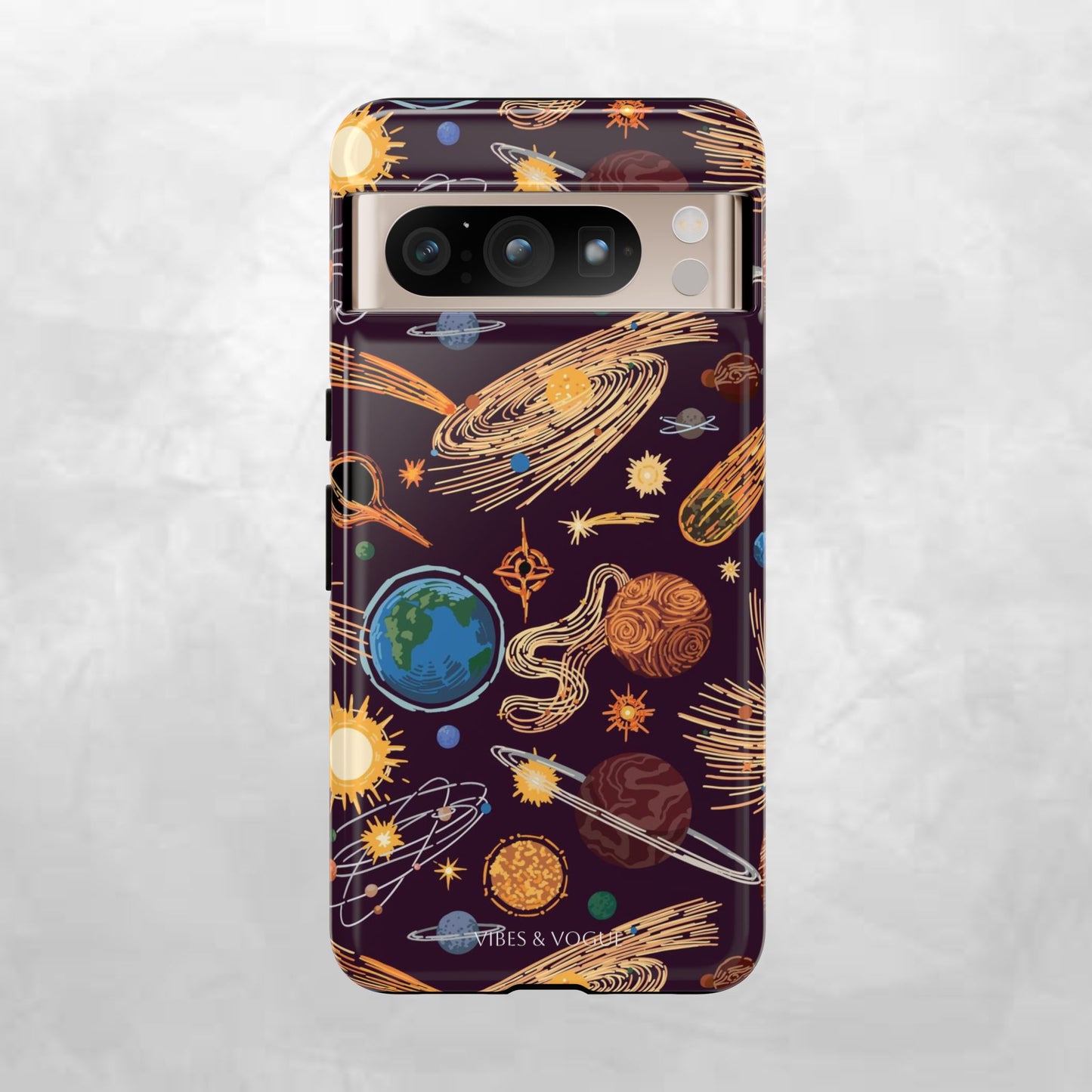 Space-Themed Phone Case - Cosmic Galaxy Design, Durable Protective Cover, Unique Gift, Celestial Lover's Accessory