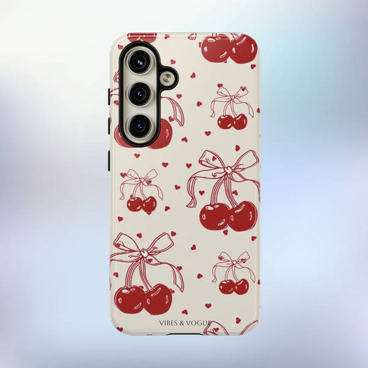 Cute Cherry Phone Case - Tough Cases for Trendy Protection