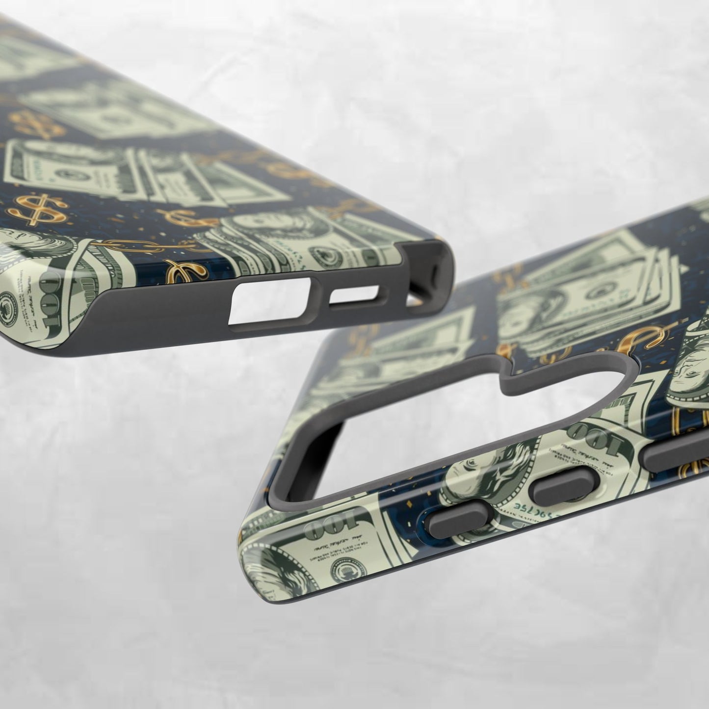 Money Motivation Phone Case, Tough Cases for iPhone, Money Design Phone Accessory, Trendy Tech Gifts, Unique Phone Cover