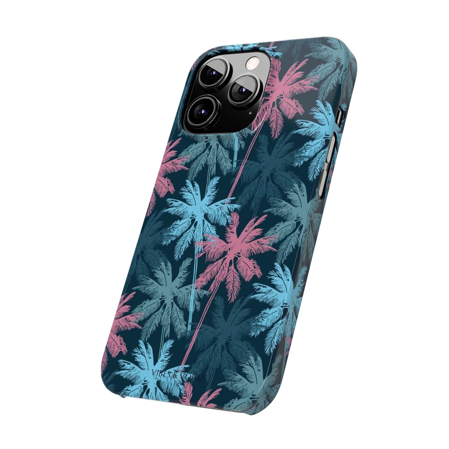 Tropical Vibes Slim Phone Case - Summer Botanical Design