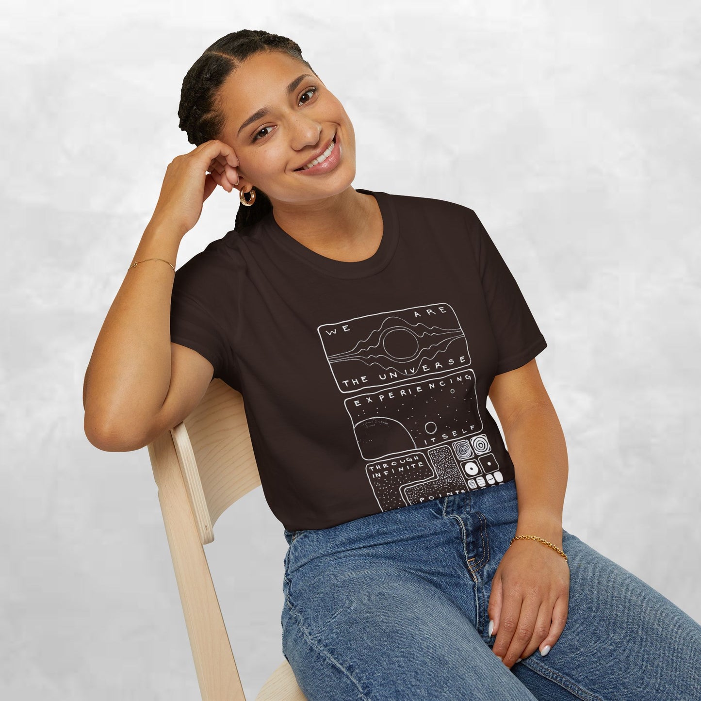 Cosmic Diagram T-Shirt — "We Are The Universe" Astral Graphic Tee
