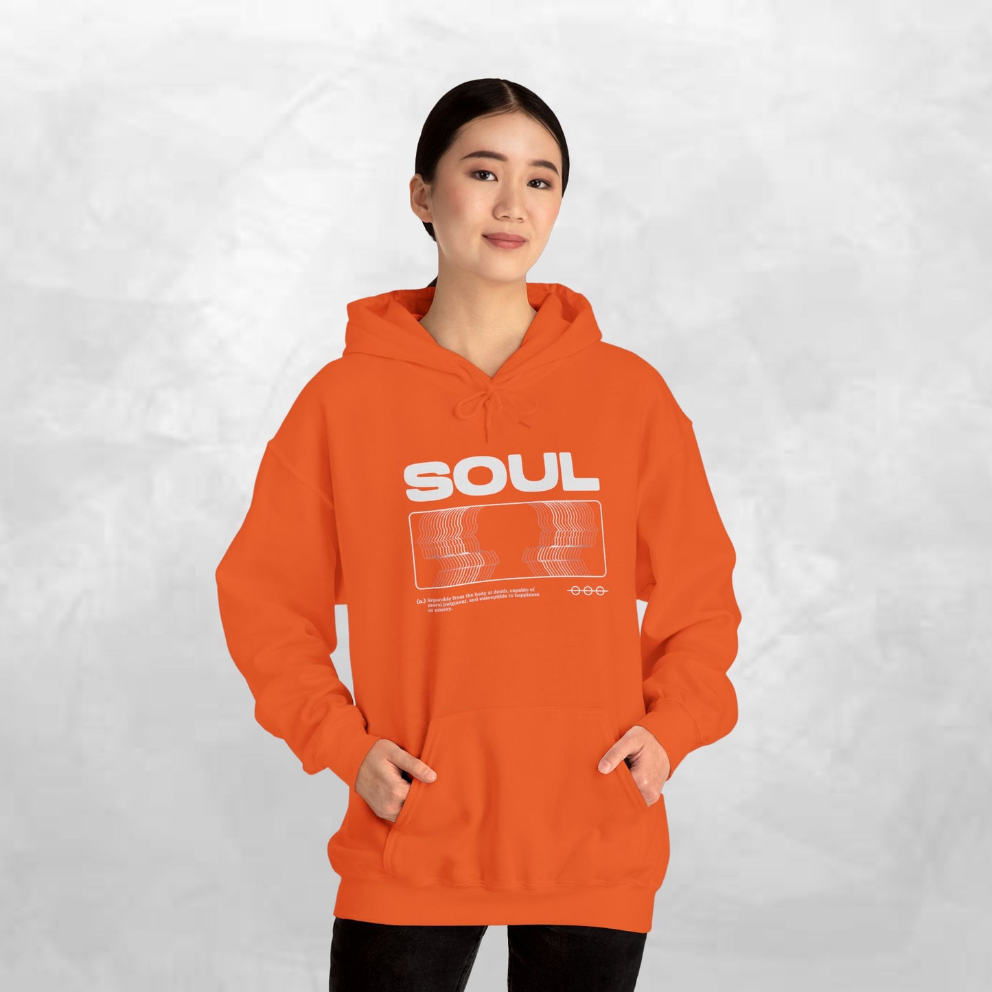 Soul Graphic Hoodie — Retro VHS Silhouette Streetwear