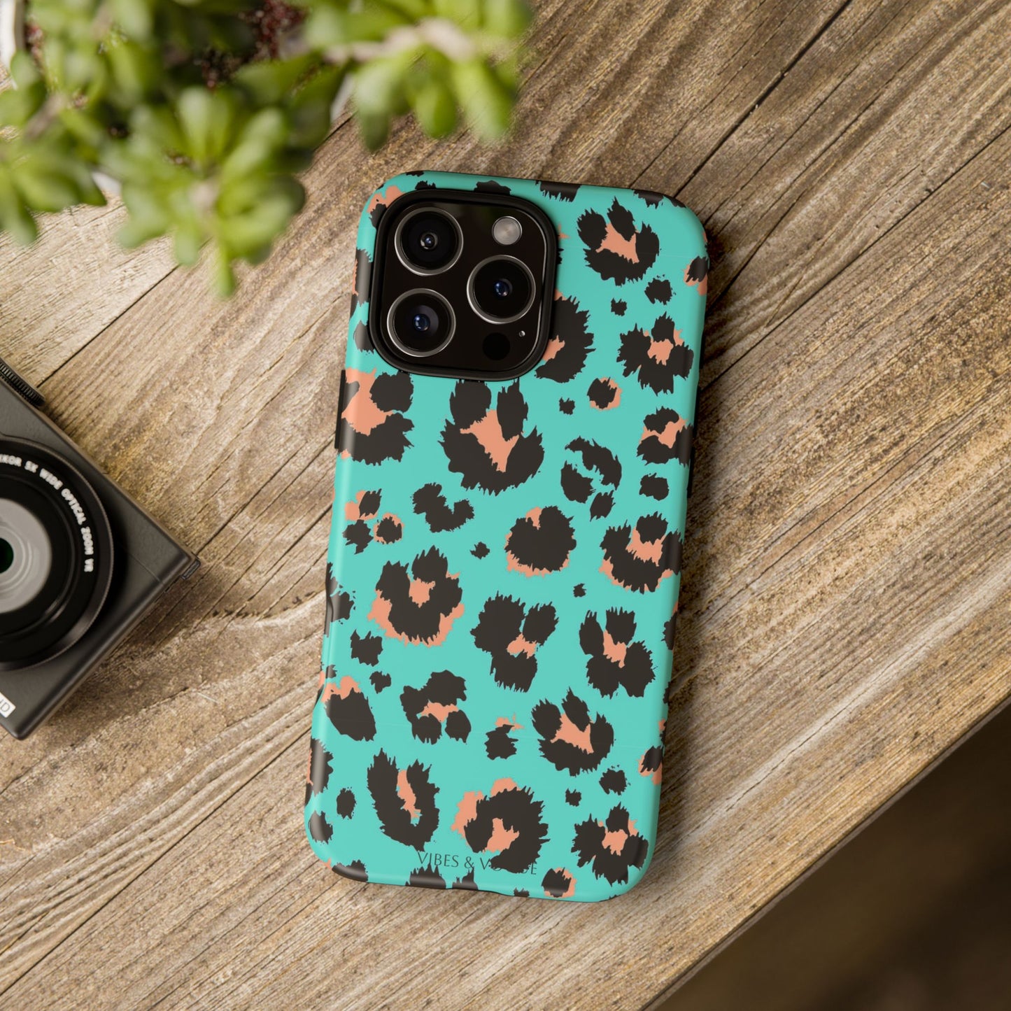 Leopard Print Phone Case, Tough Phone Case, Wild Style Accessory, Animal Print Cover, Stylish Phone Protection