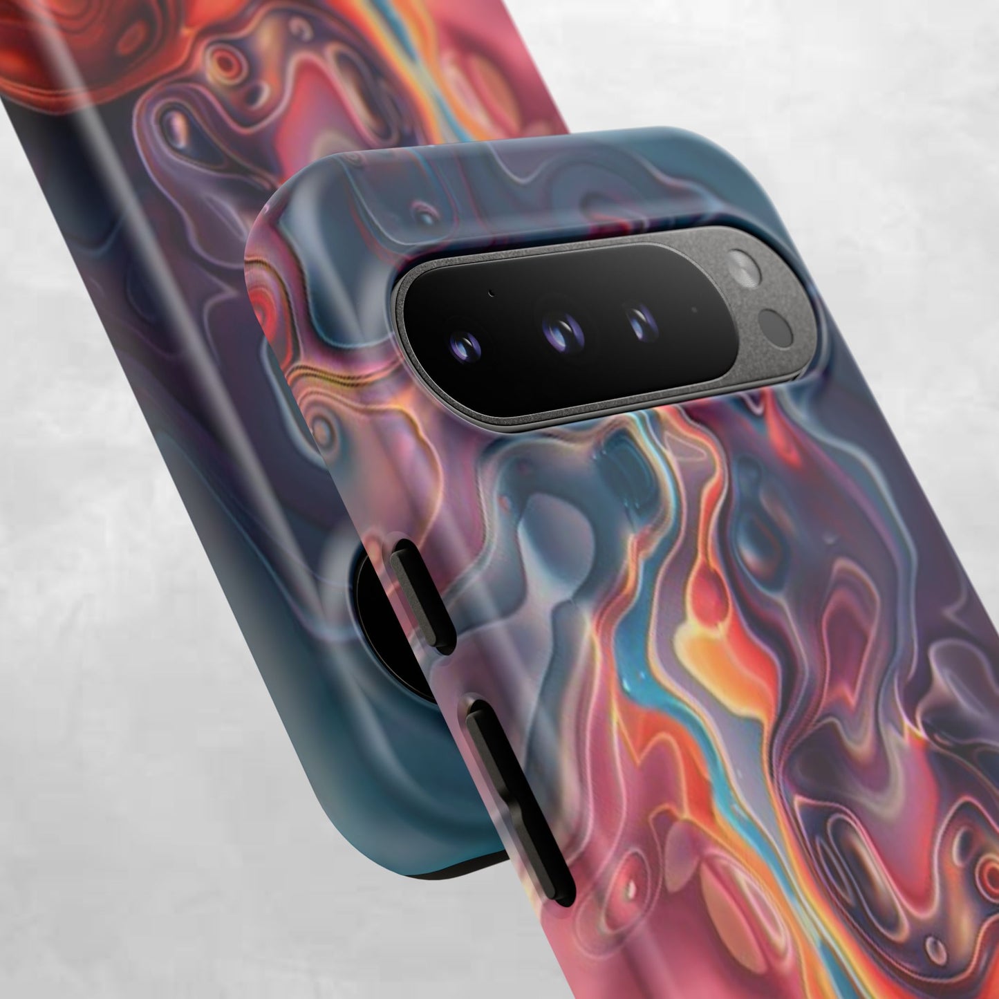 Colorful Phone Case, Abstract Print Cover, Tough Cases for Protection, Gift for Her, Modern Design, Trendy Mobile Accessory