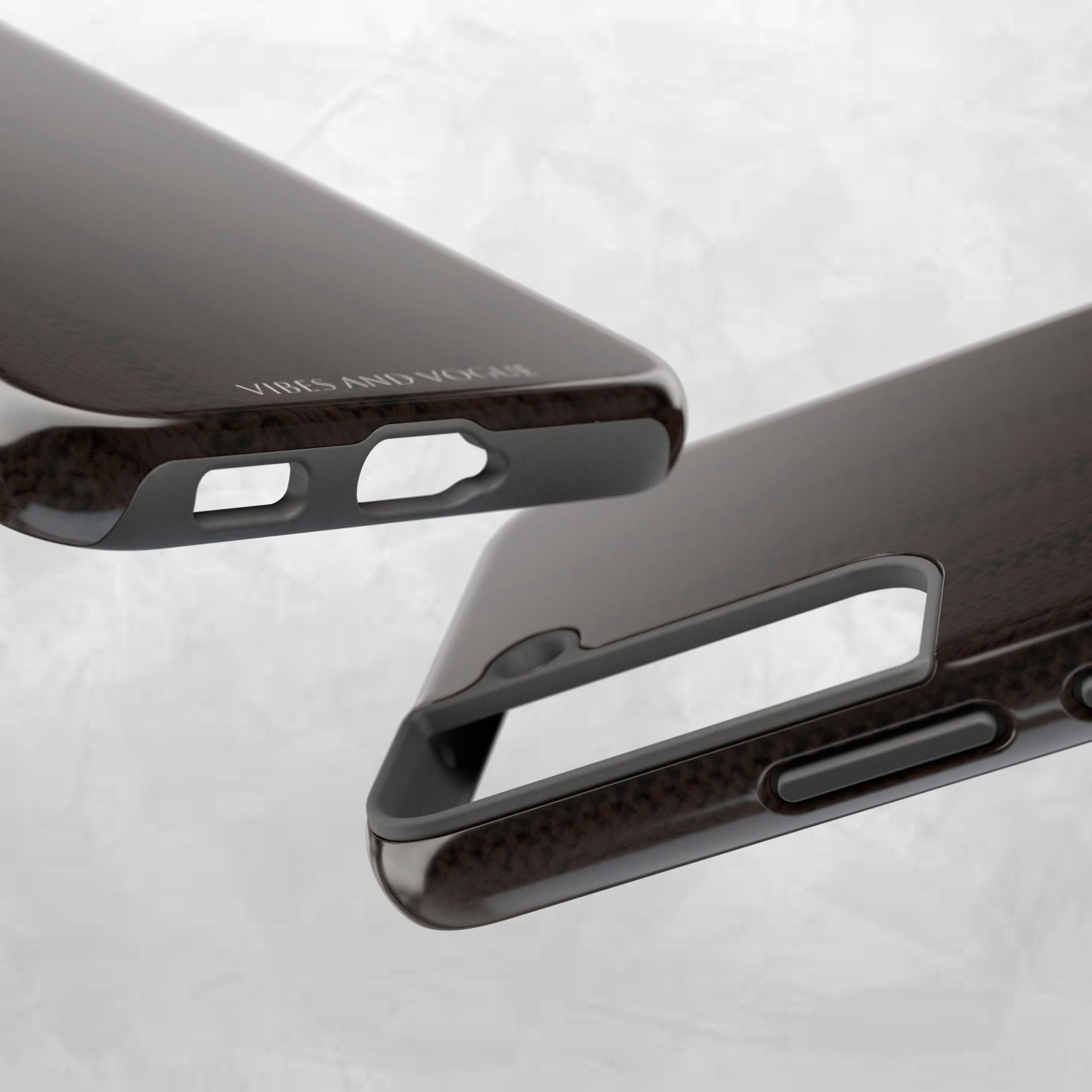 Cable Knit Chocolate Tough Phone Case — Vibes and Vogue Protective Cover