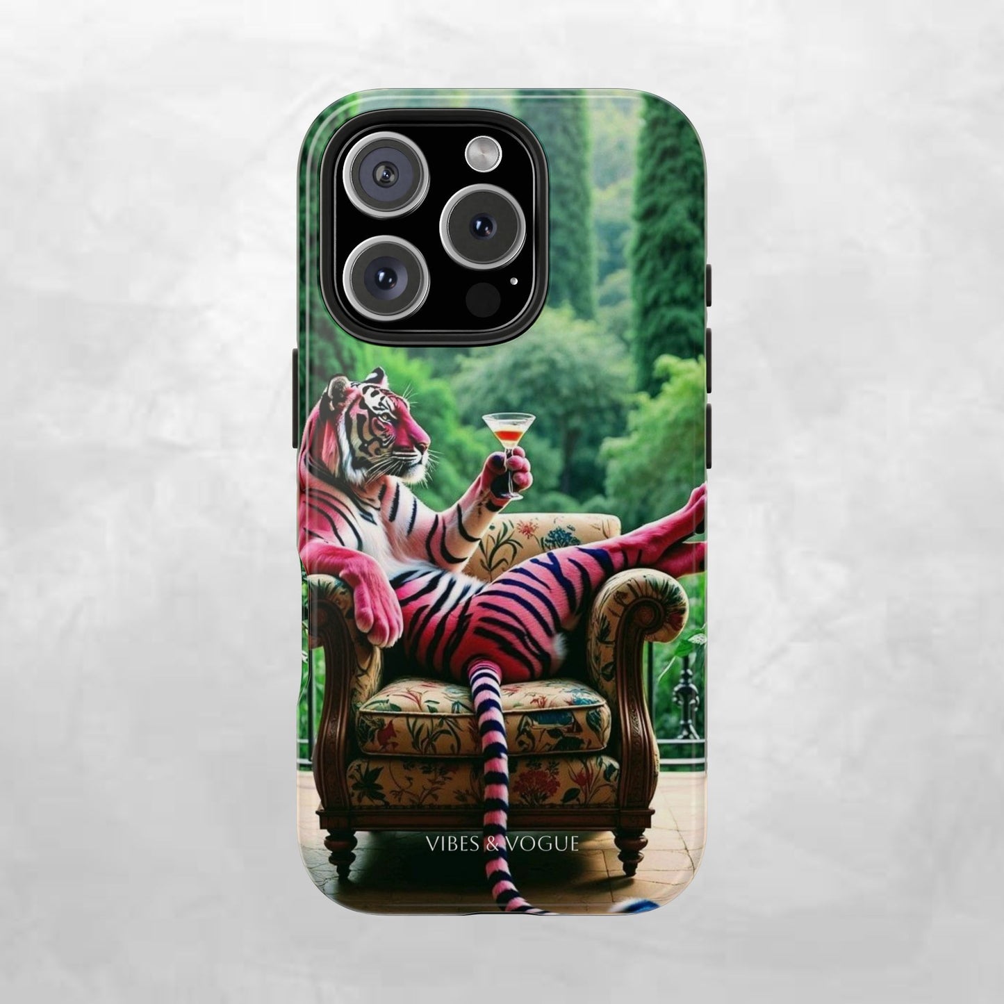 Relaxed Tiger Phone Case | Tough Case for Animal Lovers, Unique Gift for Friends, Stylish Tech Accessories, Fun Phone Cover, Vibrant Design