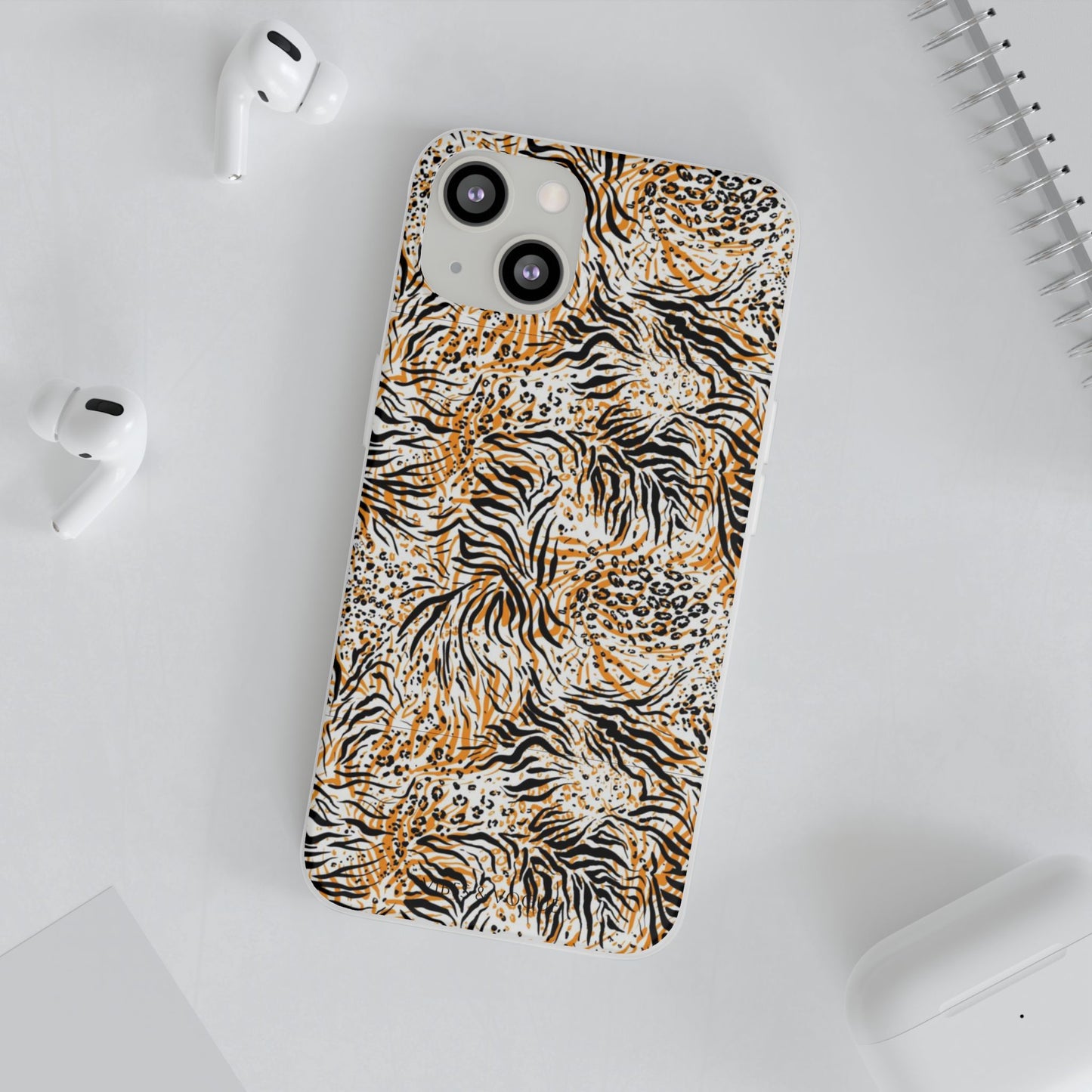 Wild Animal Print Flexi Case for iPhone - Fierce & Trendy Design
