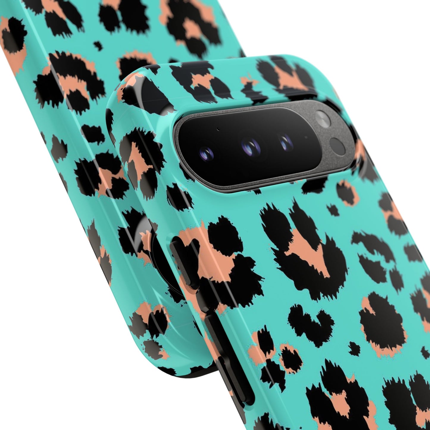 Leopard Print Phone Case, Tough Phone Case, Wild Style Accessory, Animal Print Cover, Stylish Phone Protection