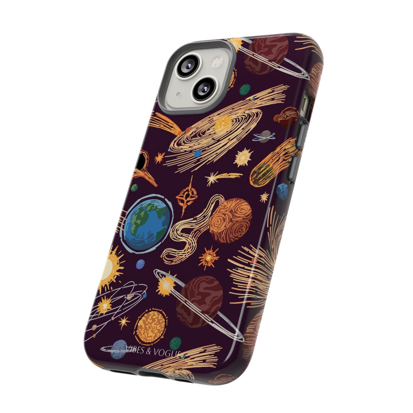 Space-Themed Phone Case - Cosmic Galaxy Design, Durable Protective Cover, Unique Gift, Celestial Lover's Accessory
