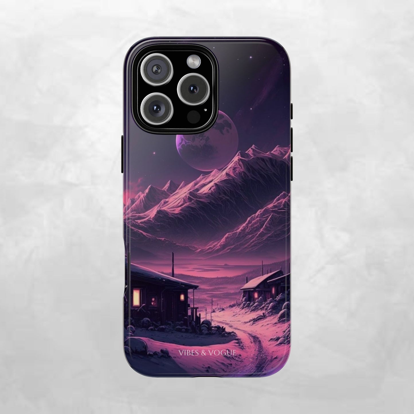 Futuristic Phone Case, Galaxy Aesthetic, Cosmic Art, Stylish Protection, Gifts for Tech Lovers