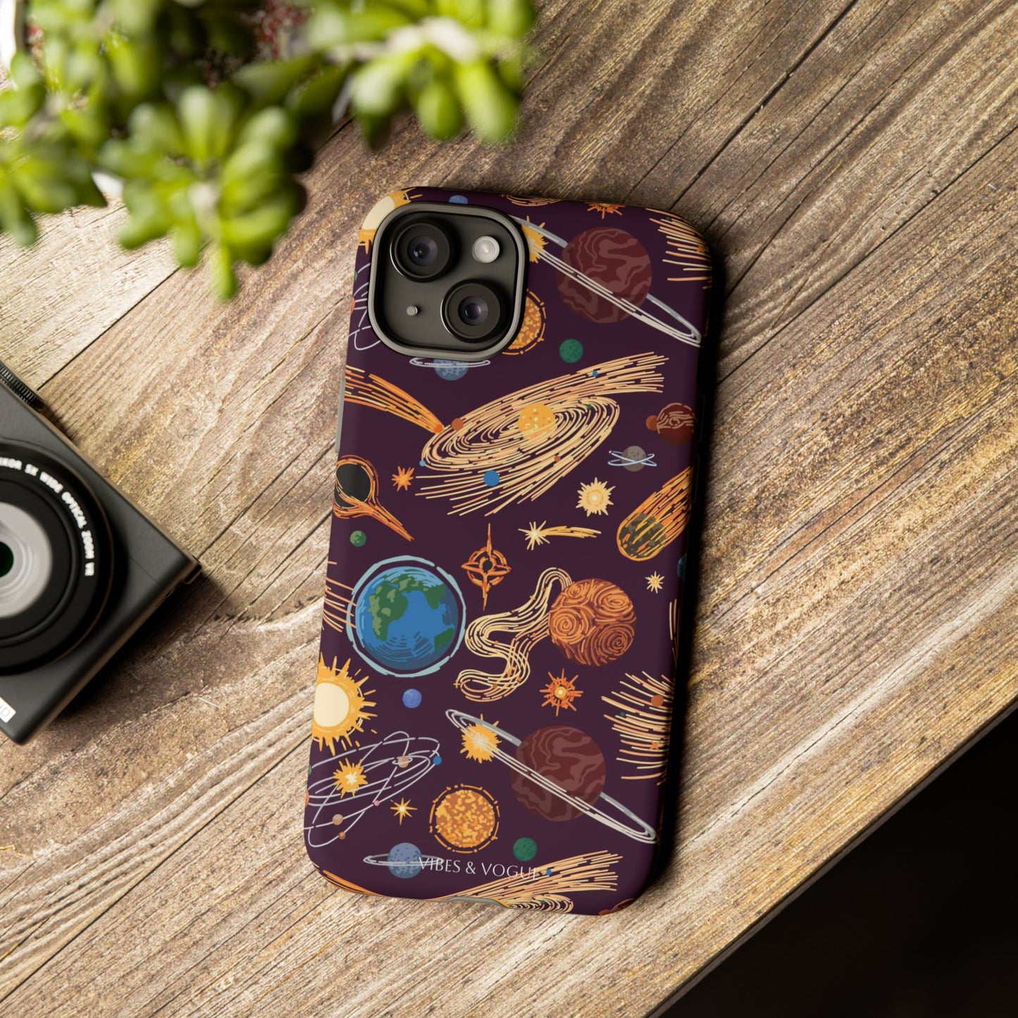 Space-Themed Phone Case - Cosmic Galaxy Design, Durable Protective Cover, Unique Gift, Celestial Lover's Accessory