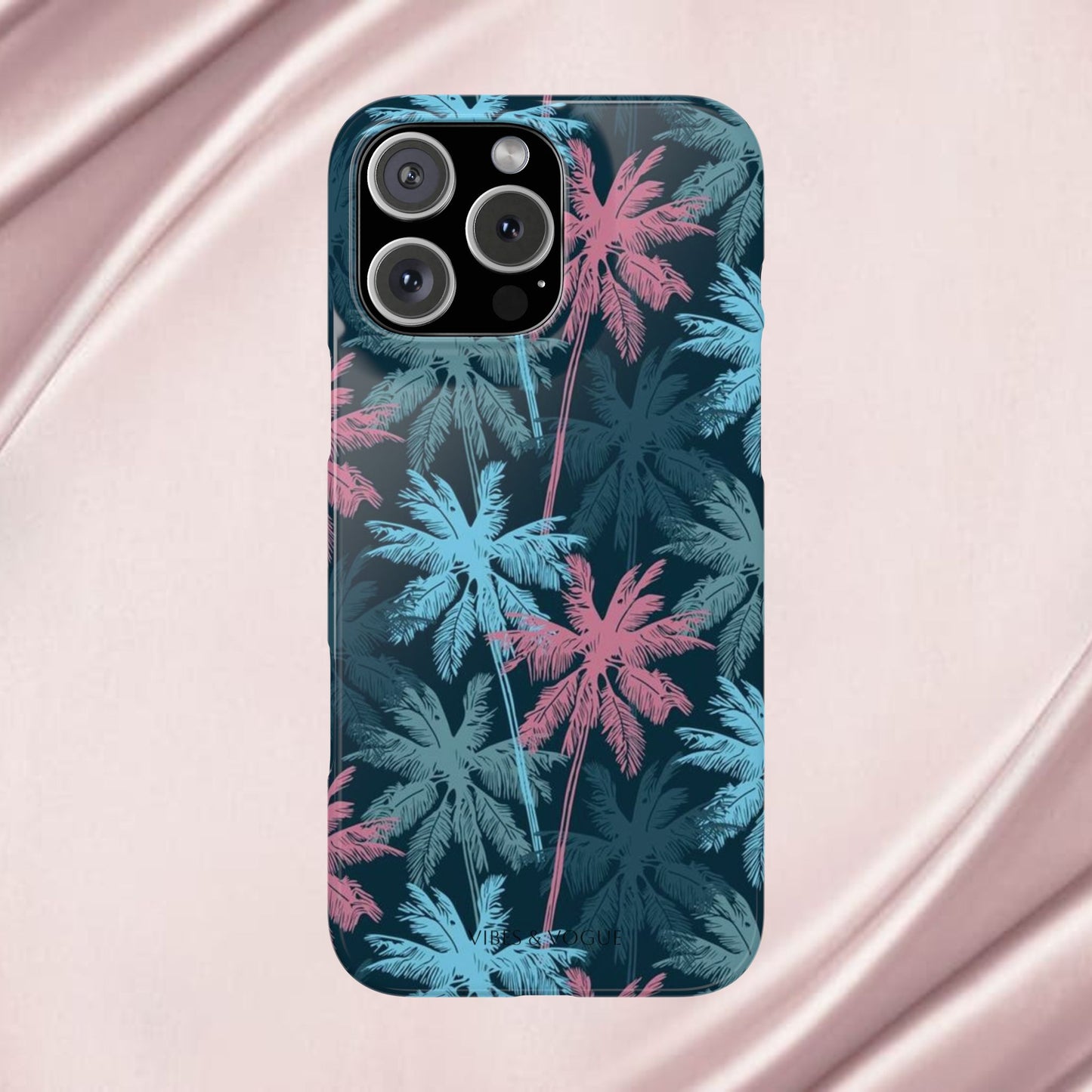 Tropical Vibes Slim Phone Case - Summer Botanical Design