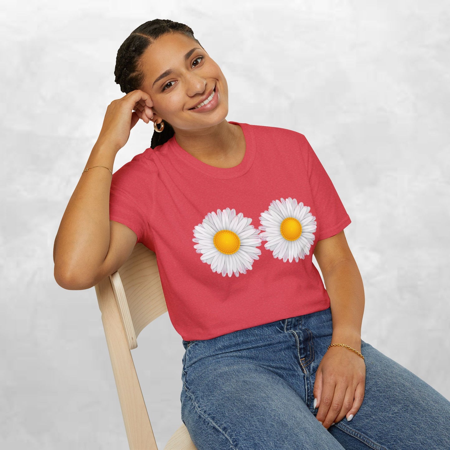 Floral Humor T-Shirt, Unisex Short Sleeve, Funny Gift for Friends, Summer Vibes, Flower Power Tee, Weekend Wear