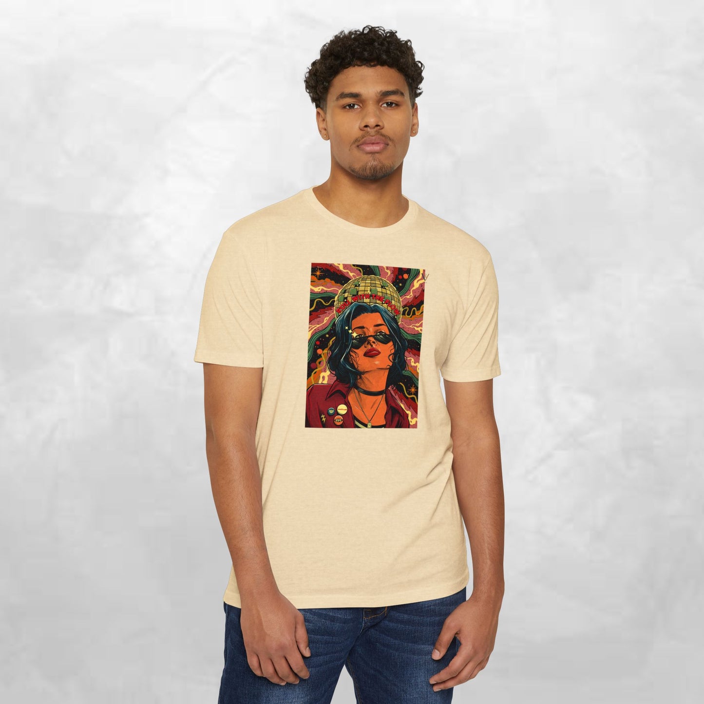 Bohemian Graphic T-Shirt - Vibrant Art Tee for Creative Souls