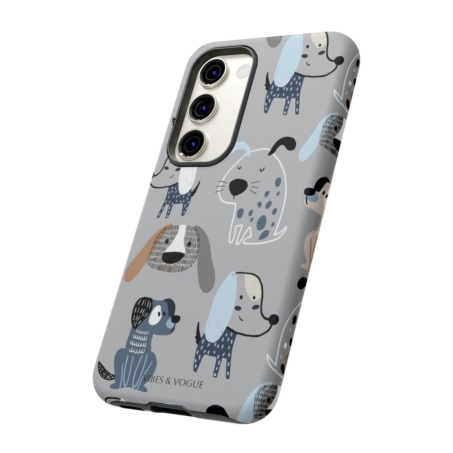 Dog Lover Phone Case, Cute Animal Design, Tough Cases for Pet Owners, Puppy Gifts, Birthday, Dog Lover Merchandise