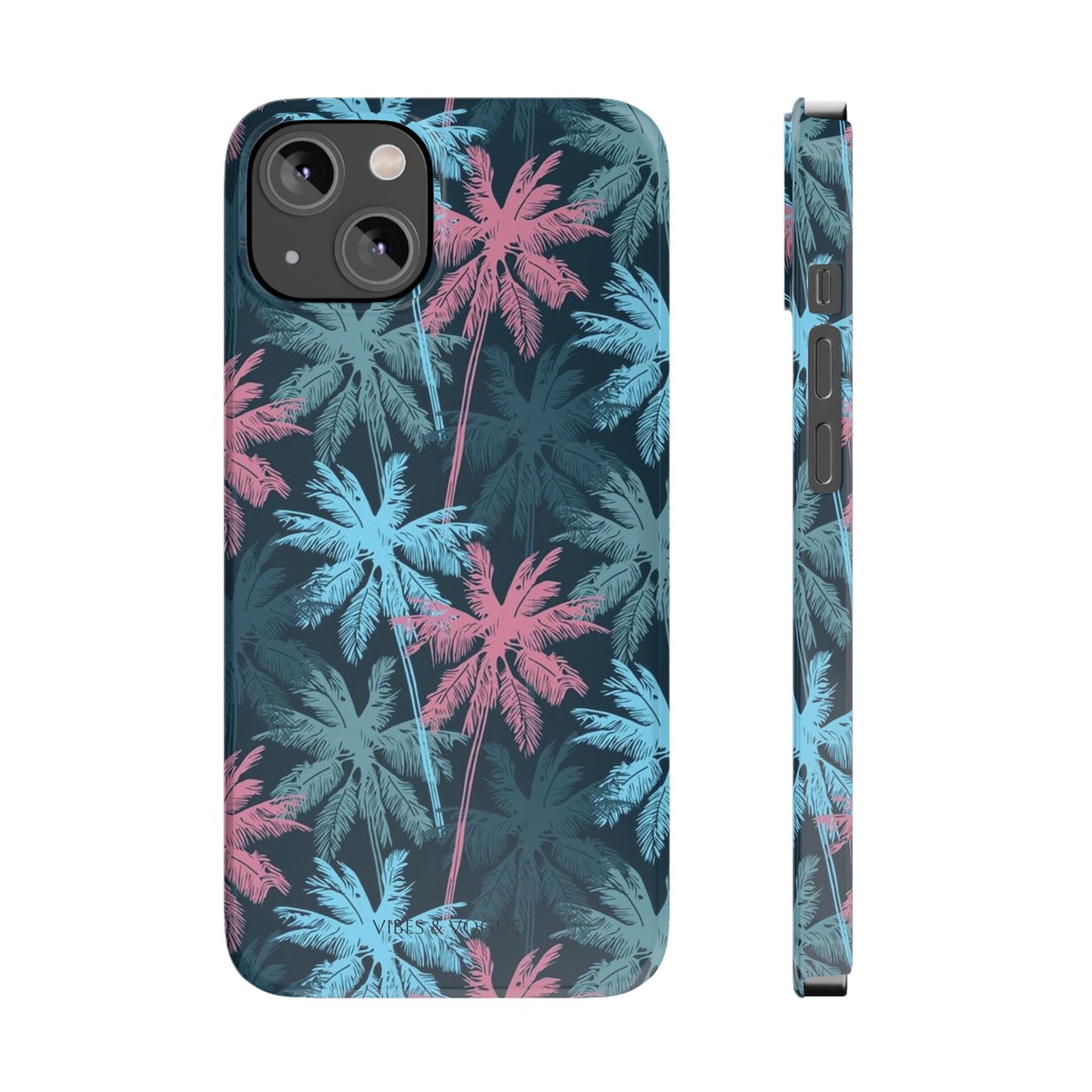 Tropical Vibes Slim Phone Case - Summer Botanical Design