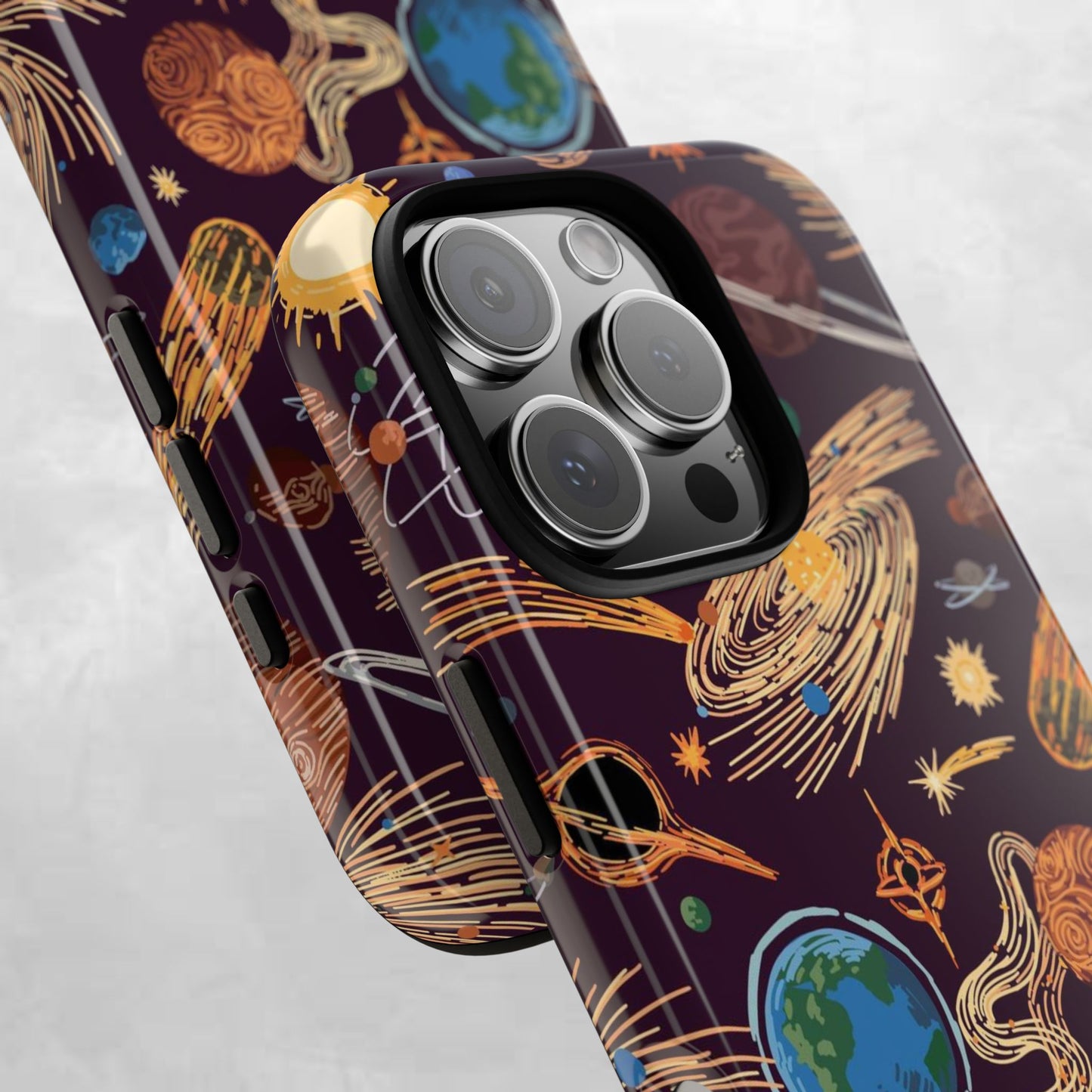 Space-Themed Phone Case - Cosmic Galaxy Design, Durable Protective Cover, Unique Gift, Celestial Lover's Accessory