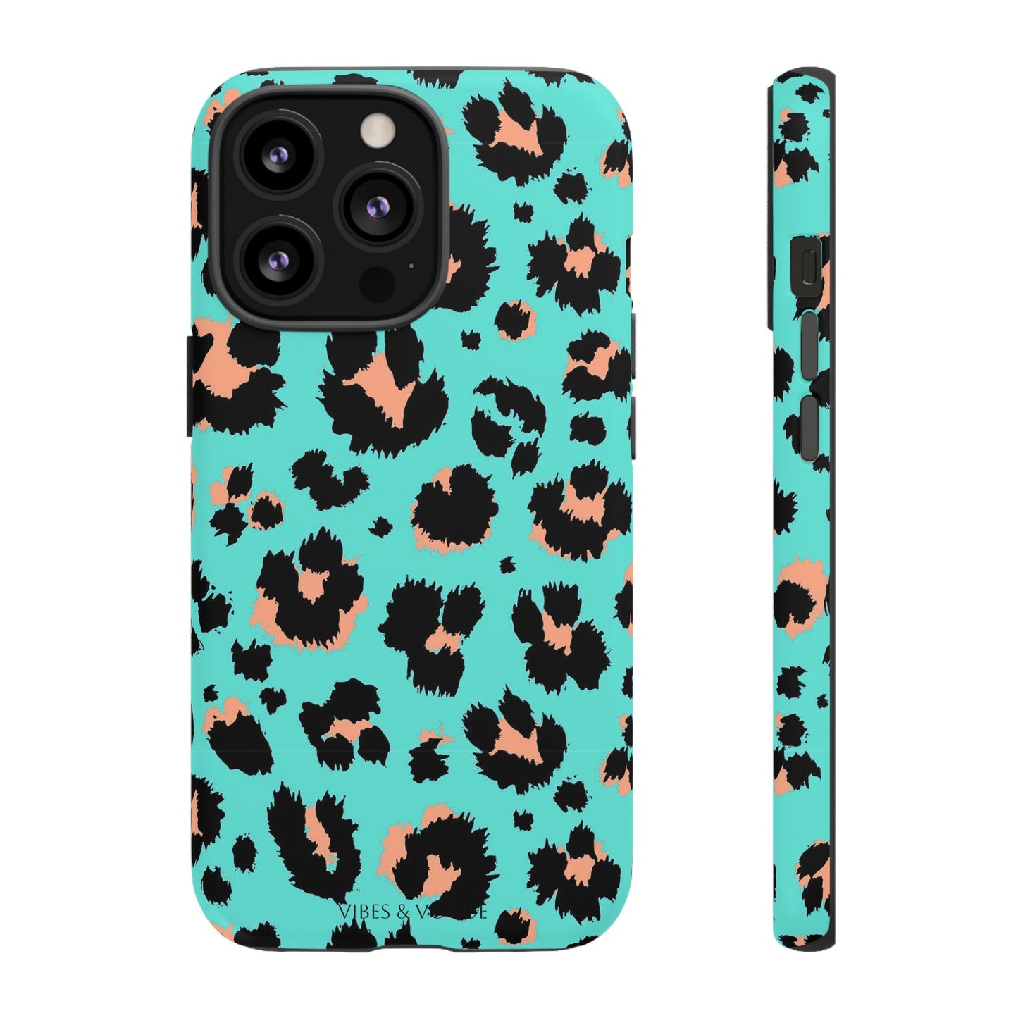 Leopard Print Phone Case, Tough Phone Case, Wild Style Accessory, Animal Print Cover, Stylish Phone Protection