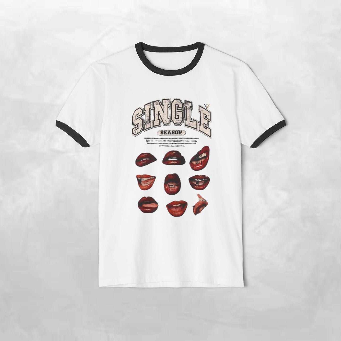 Retro Vibes & Vogue Unisex Cotton Ringer T-Shirt