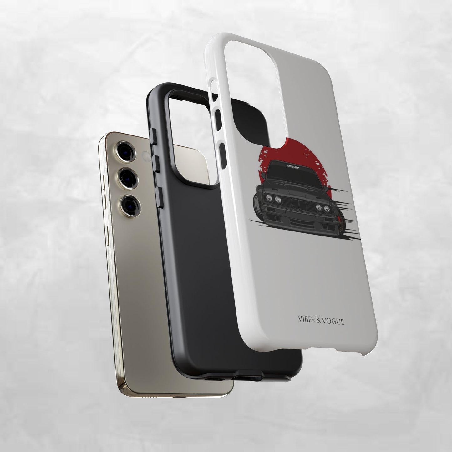Tough Cases – Retro Racing Car Phone Case for Auto Enthusiasts
