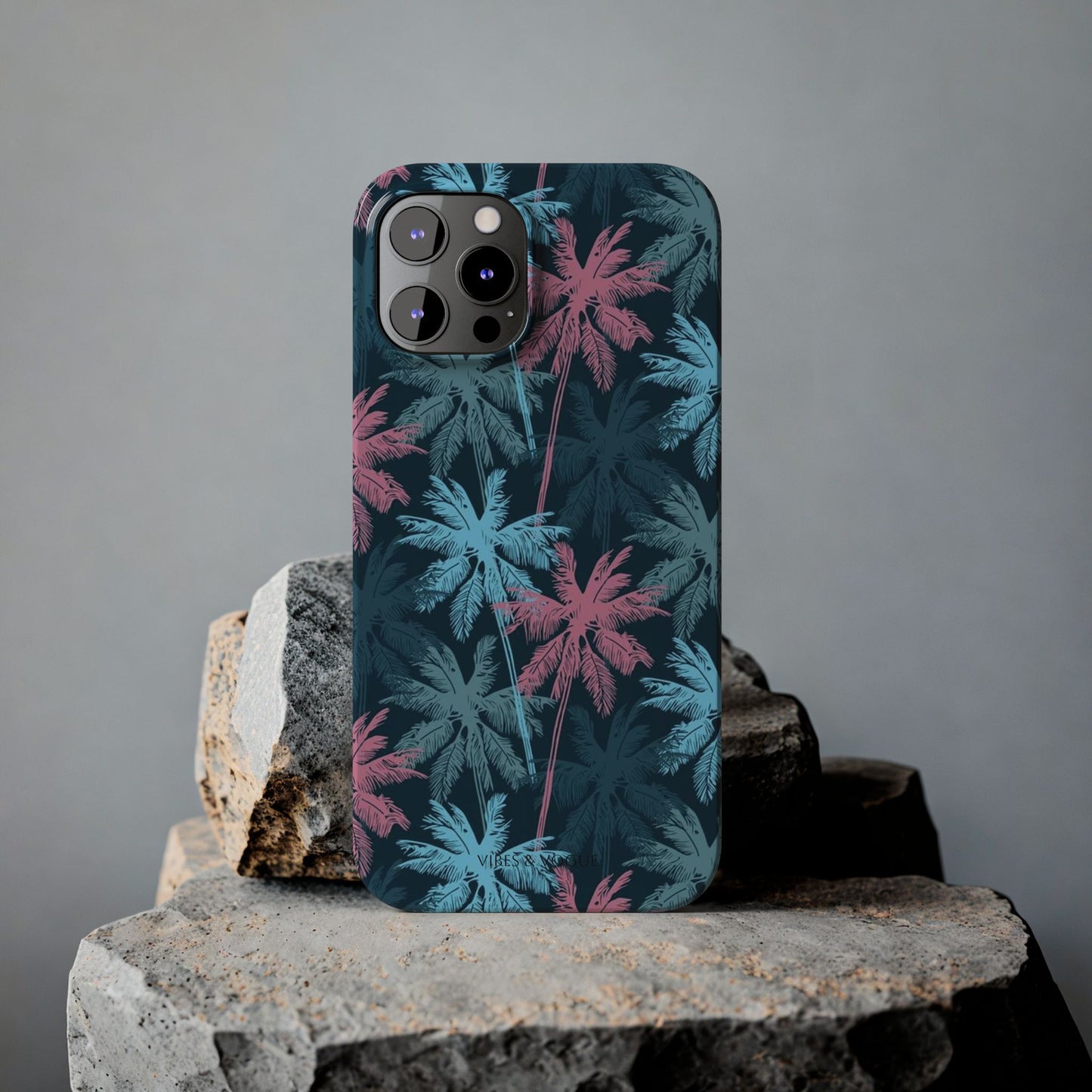Tropical Vibes Slim Phone Case - Summer Botanical Design