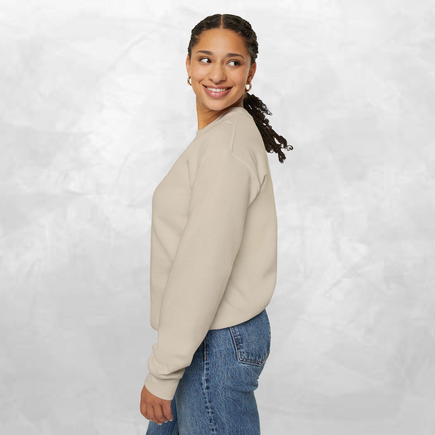 Minimal 'Do Something' Crewneck Sweatshirt