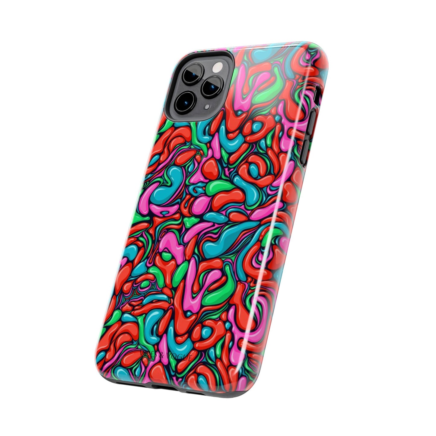 Vibrant Tough Phone Cases - Colorful Abstract Designs for Teens & Adults, Perfect Gift for Birthdays, Holidays, & Everyday Use