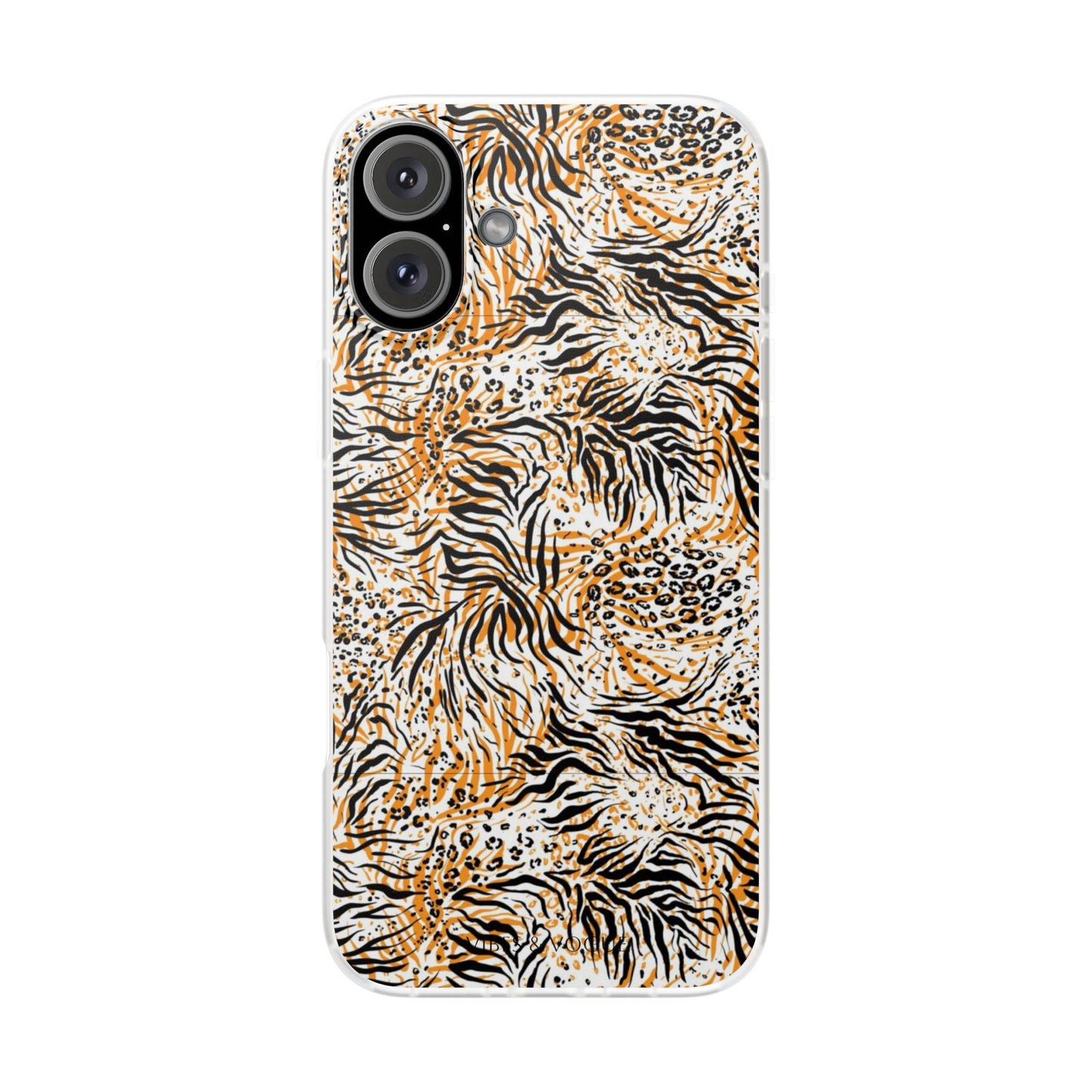 Wild Animal Print Flexi Case for iPhone - Fierce & Trendy Design