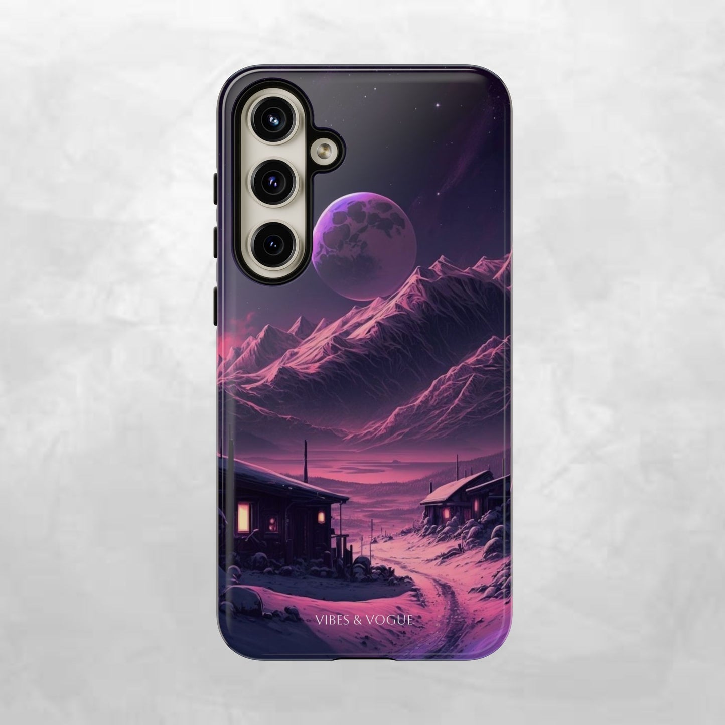 Futuristic Phone Case, Galaxy Aesthetic, Cosmic Art, Stylish Protection, Gifts for Tech Lovers