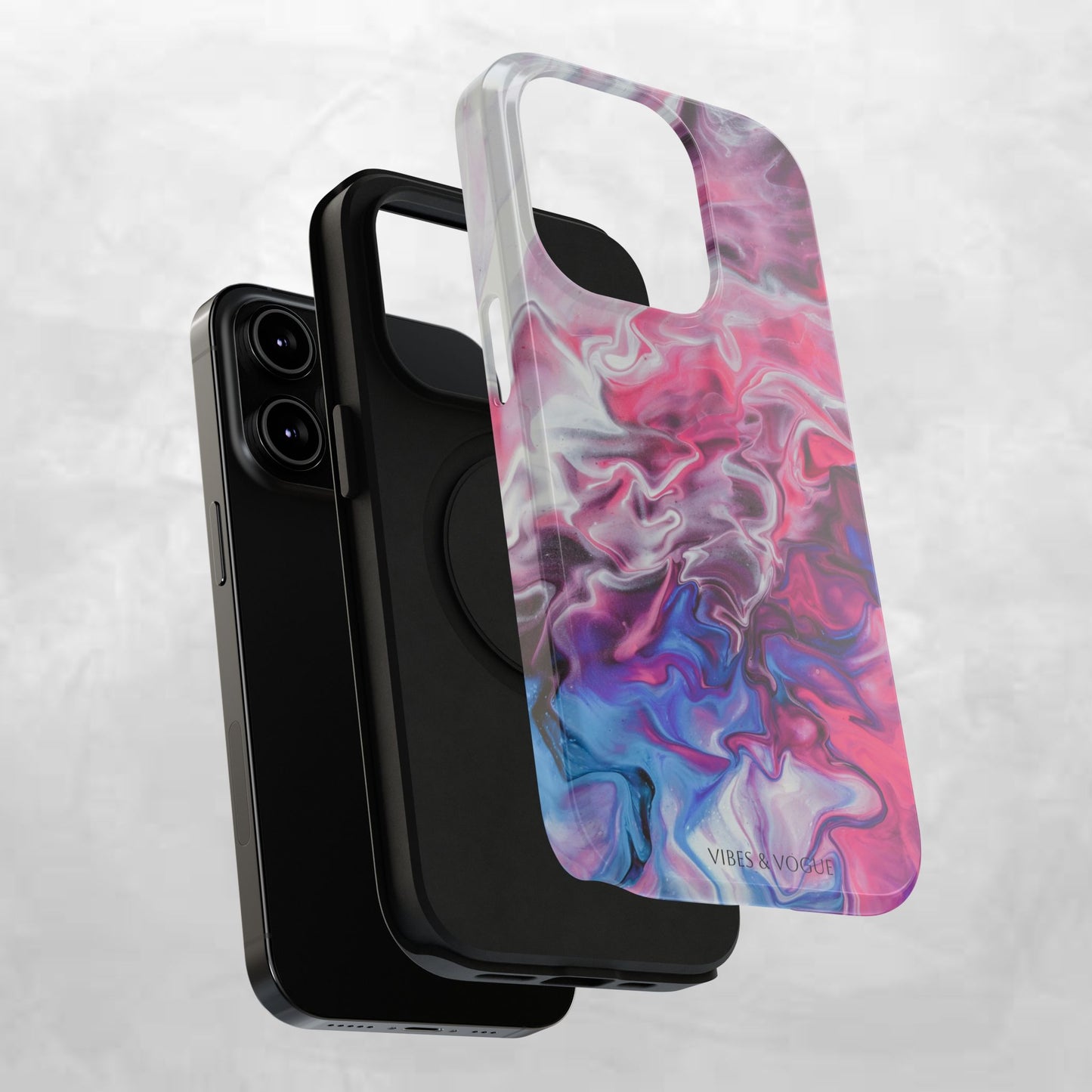Vibrant Phone Case for Trendsetters | Abstract Marble Design, Impact-Resistant, Stylish Tech Accessory, Perfect Gift
