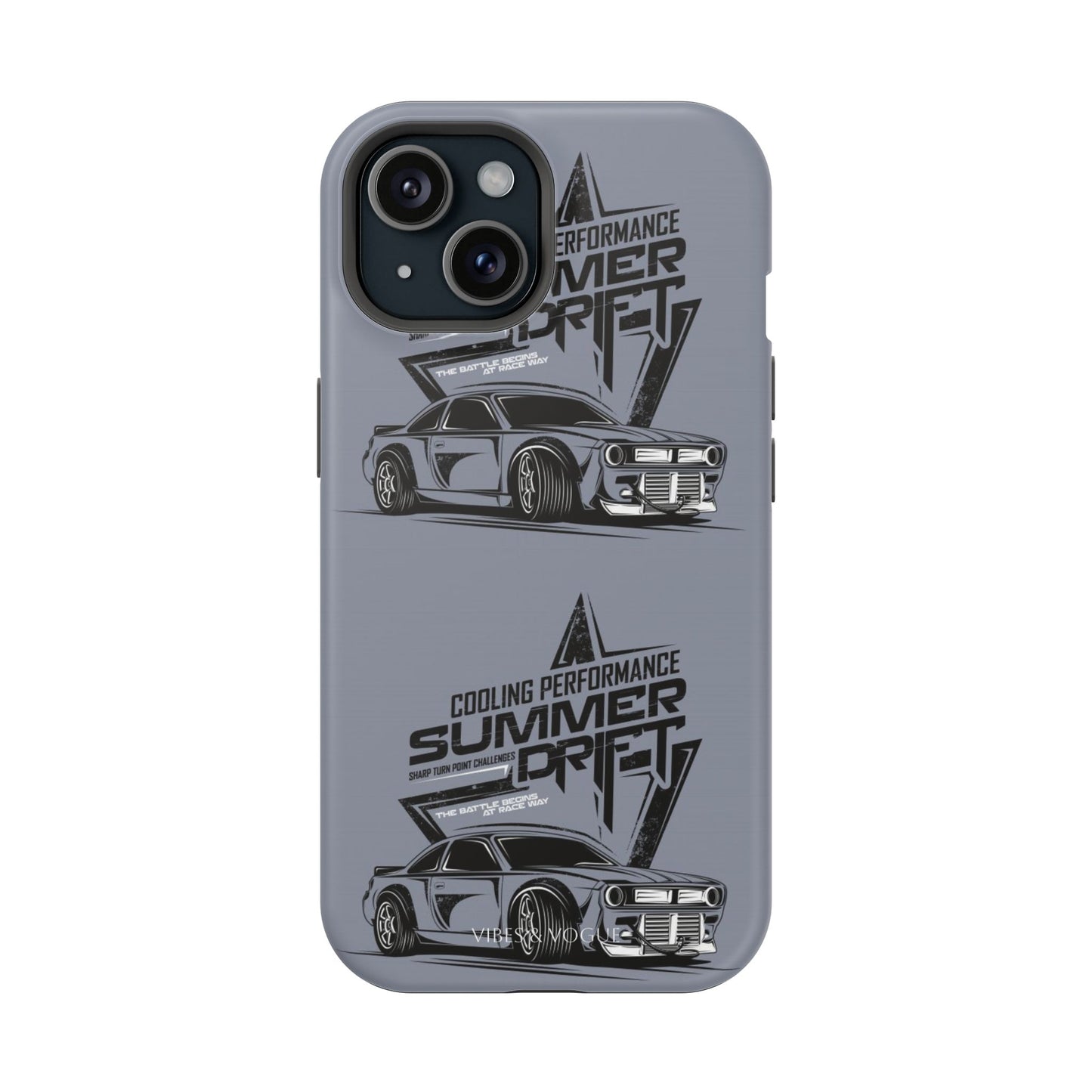 Summer Drift Racing Impact-Resistant Phone Case