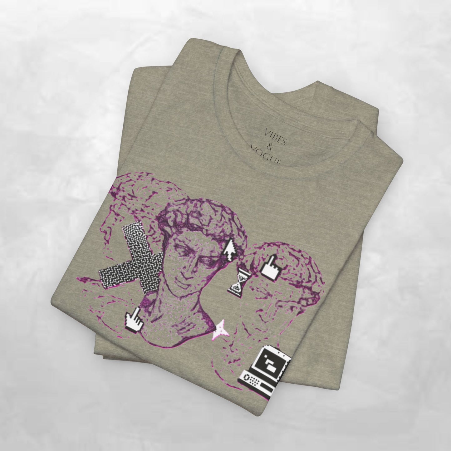 Artistic Brain Design Unisex Tee, Graphic T-Shirt, Casual Wear, Gift for Artists, Creative Apparel, Unique Fashion Statement