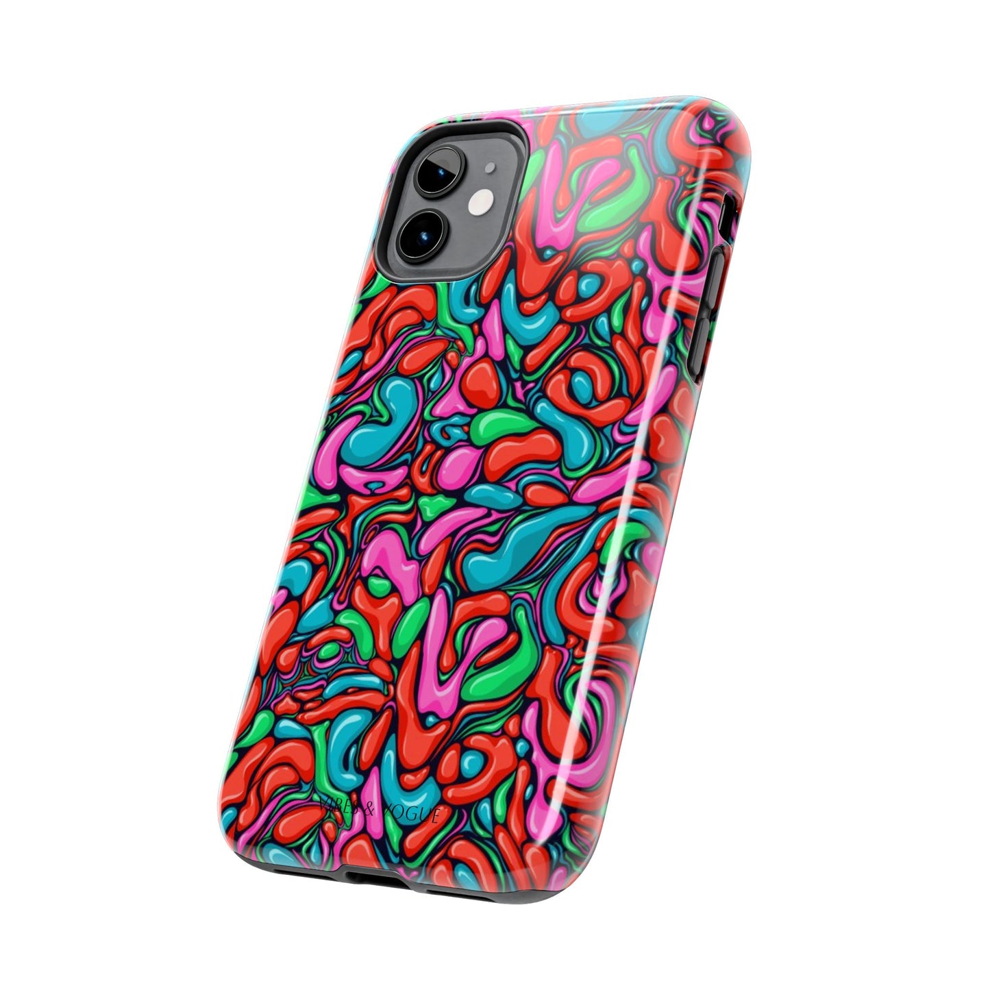 Vibrant Tough Phone Cases - Colorful Abstract Designs for Teens & Adults, Perfect Gift for Birthdays, Holidays, & Everyday Use