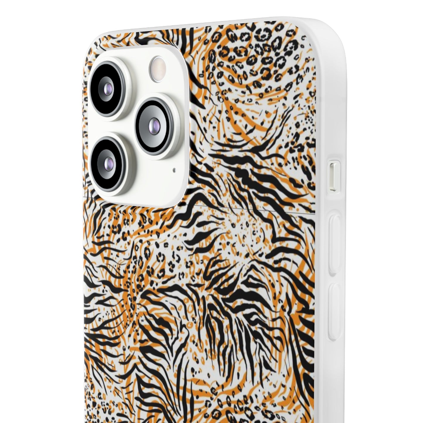 Wild Animal Print Flexi Case for iPhone - Fierce & Trendy Design