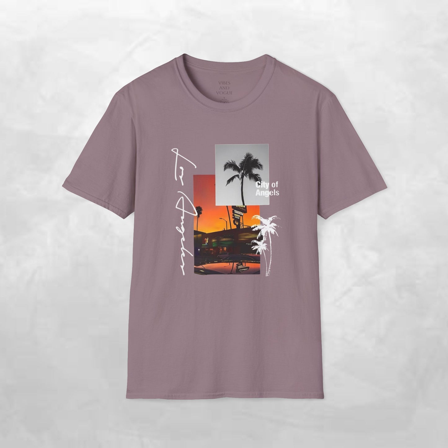 T-Shirt — Tropical Sunset Los Angeles Palm Tree Tee